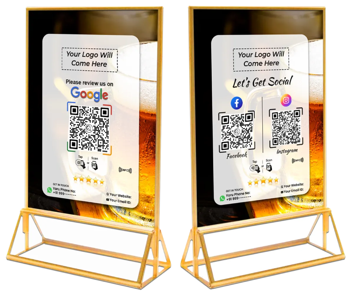 Google Review Scanner Stand 012222