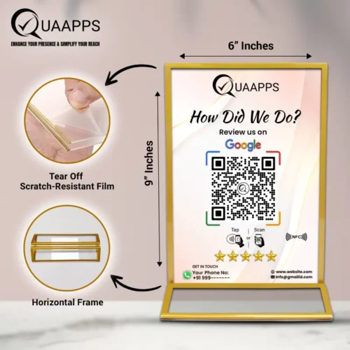 Google Review QR Code NFC Stand - Image 3