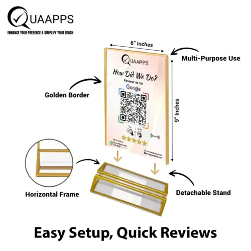 Google Review QR Code NFC Stand - Image 4