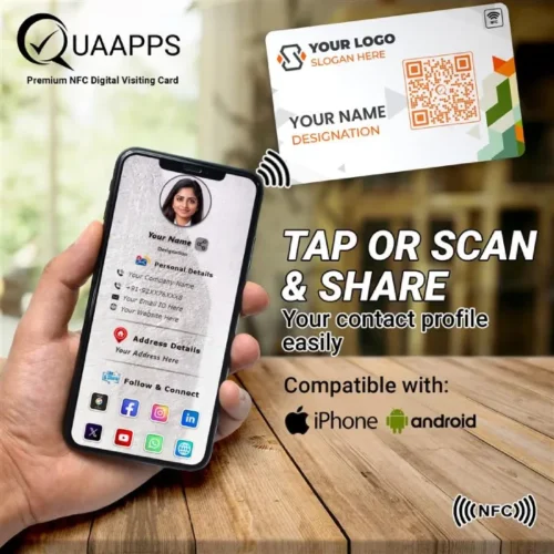 Metallic PVC NFC Business Card - Image 2