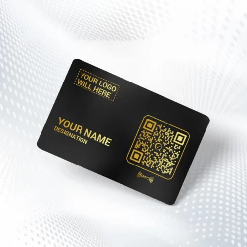 Black Metal NFC Business Card