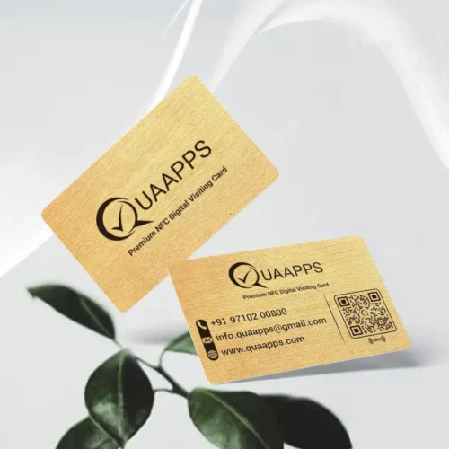 Wooden NFC & QR Business Card