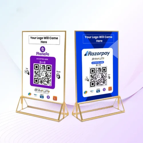 UPI QR Code Scanner Stand