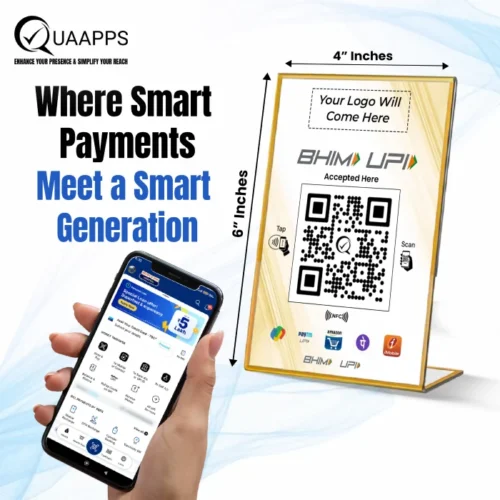 L-Shaped UPI QR Code Scanner Stand | 6x4 Inch - Image 5