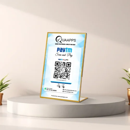 L-Shaped UPI QR Code Scanner Stand | 6x4 Inch - Image 3