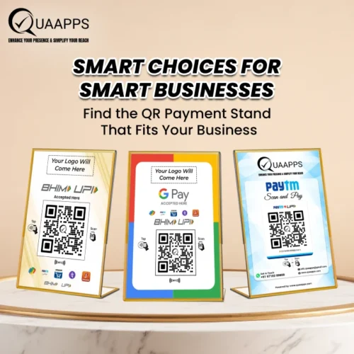L-Shaped UPI QR Code Scanner Stand | 7x5 Inch - Image 3