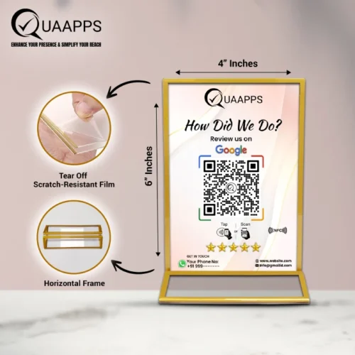 Customizable NFC Stand for Google Review | 6 X 4 Inch - Image 5