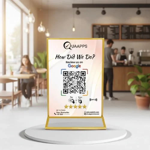 Customizable NFC Stand for Google Review | 6 X 4 Inch